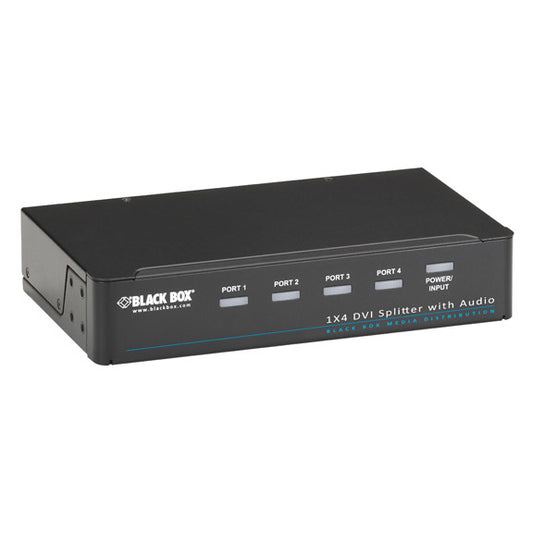 DVI-D SPLITTER WITH AUDIO AND HDCP - 1X4, GSA, TAA