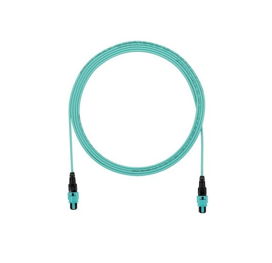 Panduit FZTRP7N7NYNM003 fiber optic cable 118.1" (3 m) PanMPO OFNP OM4 Aqua color
