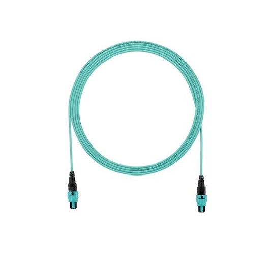 Panduit FZTRP7N7NYNM003 fiber optic cable 118.1" (3 m) PanMPO OFNP OM4 Aqua color