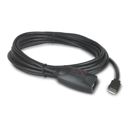 APC NetBotz USB Latching Repeater Cable, LSZH - 5m USB cable 196.9" (5 m) USB A Black