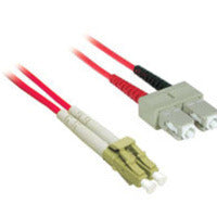 C2G 10m LC/SC Plenum-Rated Duplex 62.5/125 Multimode Fiber Patch Cable fiber optic cable 393.7" (10 m) Red