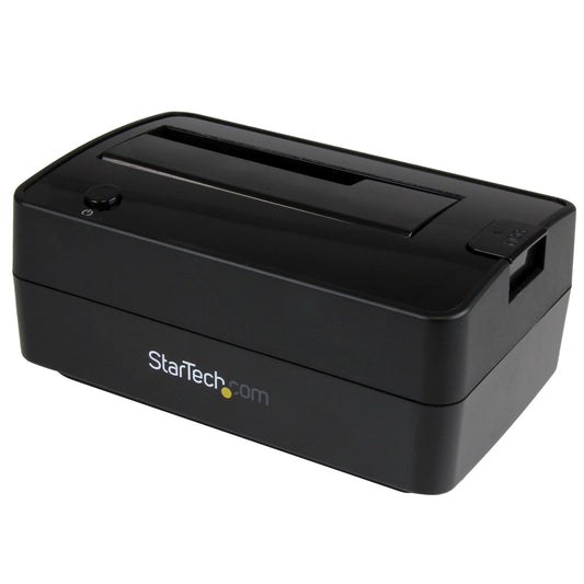 StarTech.com SDOCKU313E storage drive docking station USB 3.2 Gen 2 (3.1 Gen 2) Type-B Black