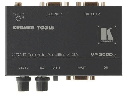 Kramer Electronics THE HIGH PERFORMANCE VP-200DXL XGA DIFFERENTIAL AMPLIFIER/ DA IS A 1:2 DIFFERENT