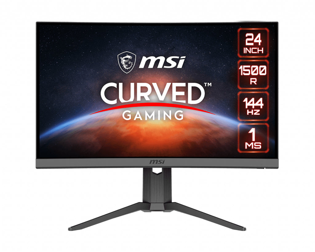 MSI Optix G24C6P 23.6" 1920 x 1080 pixels Full HD LED Black