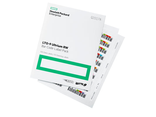 Hewlett Packard Enterprise Q2017A barcode label Multicolor