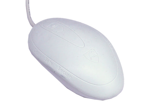 SSWM3 - Seal Shield WASHABLE MEDICAL GRADE OPTICAL MOUSE - DISHWASHER SAFE (WHITE)(USB)