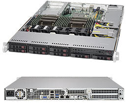 Supermicro SuperServer 1028R-TDW IntelÂ® C612 LGA 2011 (Socket R) Rack (1U) Black