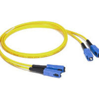 C2G 2m SC/SC LSZH Duplex 9/125 Single-Mode fiber optic cable 78.7" (2 m) Yellow