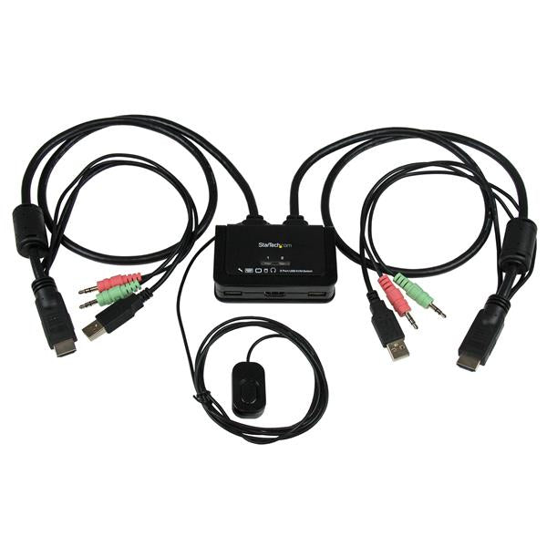 CONTROL TWO HDMI , USB EQUIPPED PCS WITH A SINGLE MONITOR, KEYBOARD, MOUSE AND A