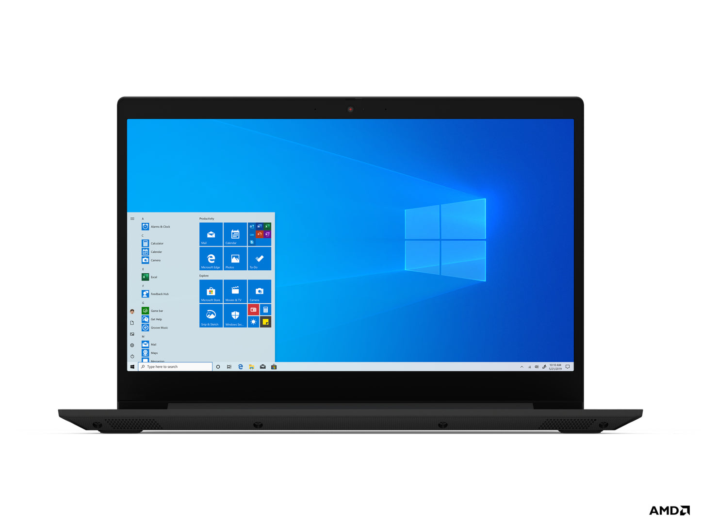 Lenovo IdeaPad 3 3250U Notebook 15.6" HD AMD Ryzenâ„¢ 3 4 GB DDR4-SDRAM 128 GB SSD Wi-Fi 5 (802.11ac) Windows 10 Home S Black