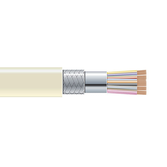 EXTENDED-DISTANCE/QUIET RS232 DOUBLE SHIELDED BULK CABLE - INDUSTRIAL, PVC, 25-C