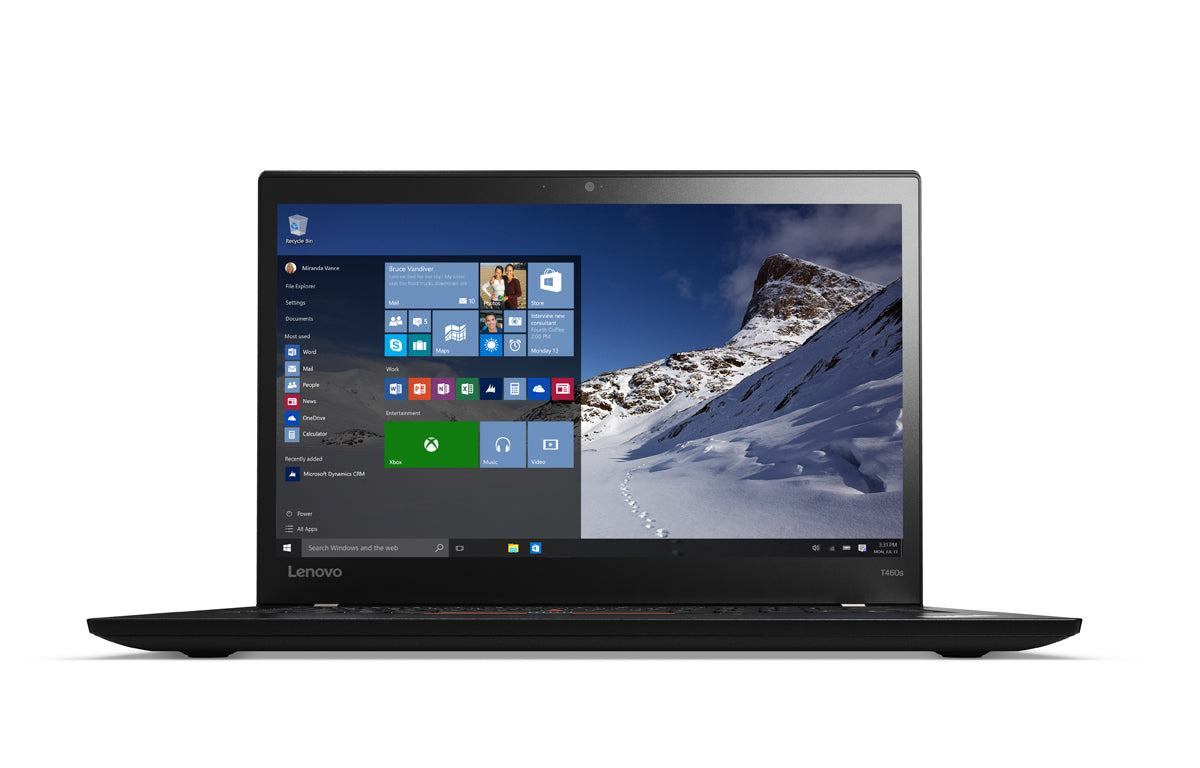 Lenovo ThinkPad T460s Ultrabook 14" Full HD 6th gen IntelÂ® Coreâ„¢ i5 8 GB DDR4-SDRAM 256 GB SSD Windows 7 Professional Black