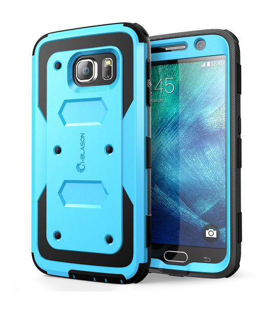 S6-ARMOR-BLUE - i-Blason GALAXY S6 ARMORBOX CASE - BLUE