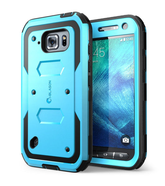 S6ACT-AB-BLUE - i-Blason GALAXY S6 ACTIVE ARMORBOX CASE - BLUE