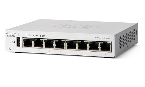 C1200-8T-E-2G - Cisco 8-Port Smart Managed Gigabit Ethernet Switch