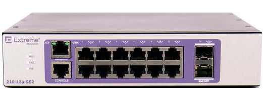 Extreme networks 210-24t-GE2 Managed L2 Gigabit Ethernet (10/100/1000) 1U Bronze, Purple