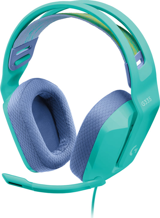 Logitech G G335 Headset Wired Head-band Gaming Mint color