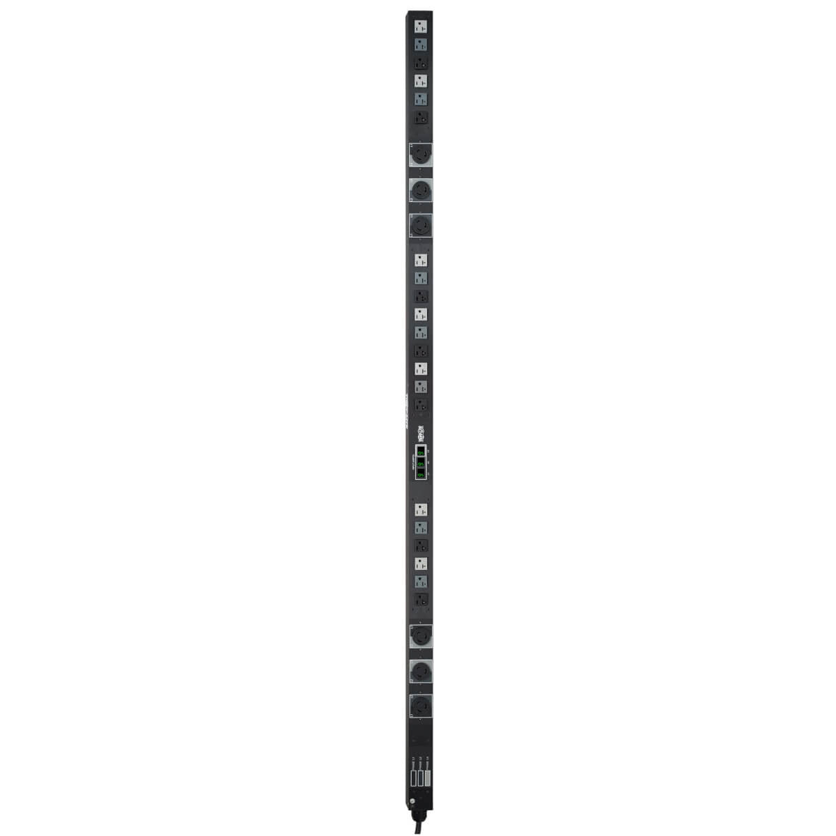 Tripp Lite PDU3MV6L2120B power distribution unit (PDU) 27 AC outlet(s) 0U Black