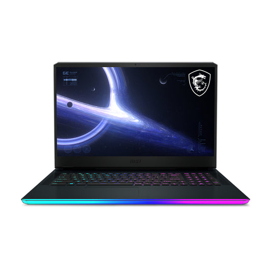 MSI Gaming GE76 Raider 11UH-053 i9-11980HK Notebook 17.3" IntelÂ® Coreâ„¢ i9 32 GB DDR4-SDRAM 1000 GB SSD NVIDIA GeForce RTX 3080 Wi-Fi 6 (802.11ax) Windows 10 Home Blue, Titanium