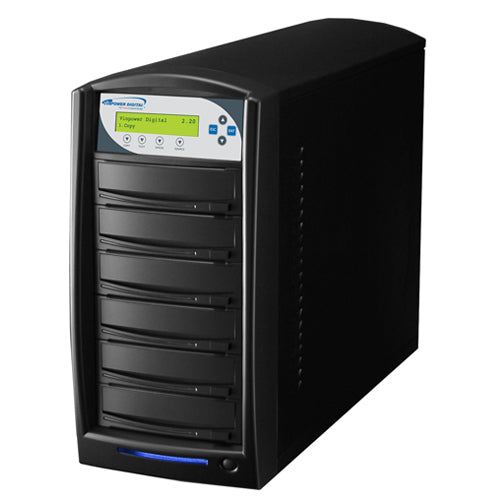 SHARKNET-5T-DVD-BK - Vinpower Digital SHARKNET NETWORK CAPABLE CD DVD DUPLICATOR - 5 TARGET