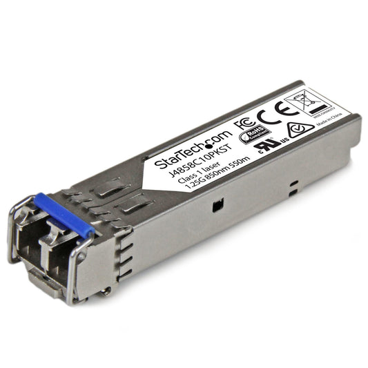 StarTech.com J4858C10PKST network transceiver module Fiber optic 1250 Mbit/s SFP 850 nm