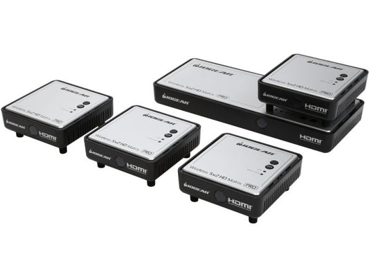 GWHDMS52MBK4 - iogear LONG RANGE WIRELESS 5 X 2 HD MATRIX PRO WITH MULTICAST KIT INCLUDES 3 ADDITIONAL