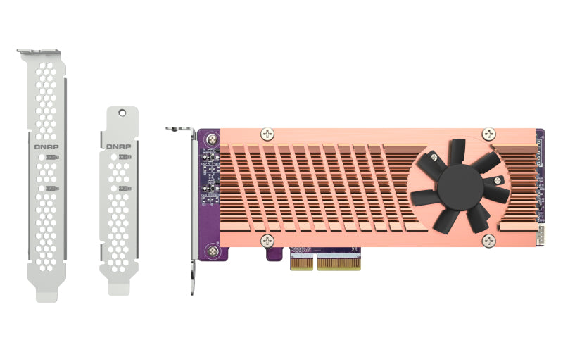 DUAL M.2 PCIE SSD EXPANSION CARD; SUPPORTS UP TO TWO M.2 2280/22110 FORMFACTOR M