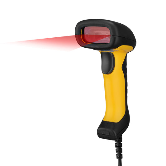 NUSCAN2400U - Adesso IMPACT RESISTANT ANTIMICROBIAL WATERPROOF USB HANDHELD CCD BARCODE SCANN