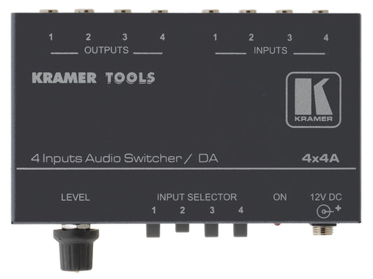 4X4A - Kramer Electronics 4X1 AUDIO SWITCHER 1:4 AUDIO DA