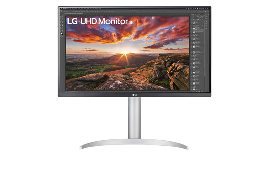 LG 27BP85U-W computer monitor 27" 3840 x 2160 pixels 4K Ultra HD Black, White