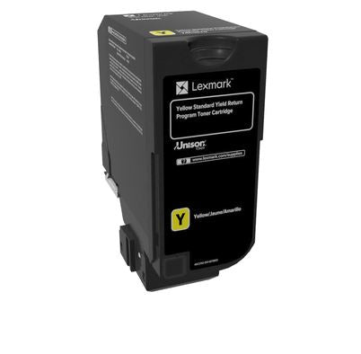 Lexmark 74C1SY0 toner cartridge Original Yellow 1 pcs