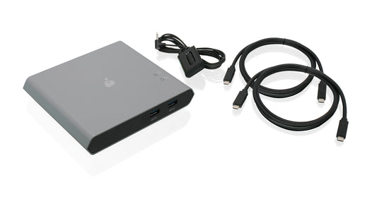 GUD3C04 - iogear EASILY SWITCH BETWEEN TWO USB-C DEVICES AND CONTROL THEM WITH ONE KEYBOARD, ONE