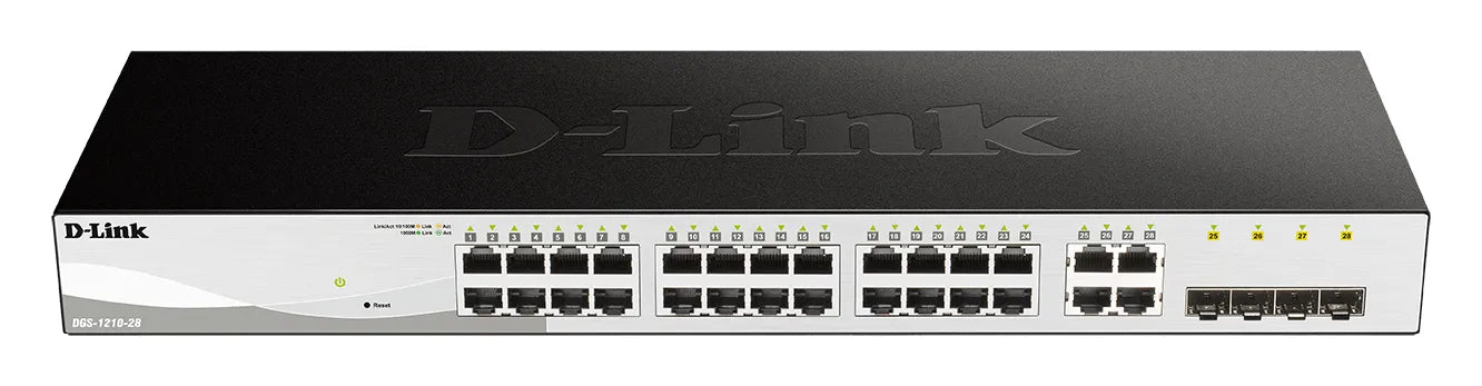 DGS-1210-28 - D-Link 24-PORT GIGABIT SWITCH WITH 4 SFP SLOTSG