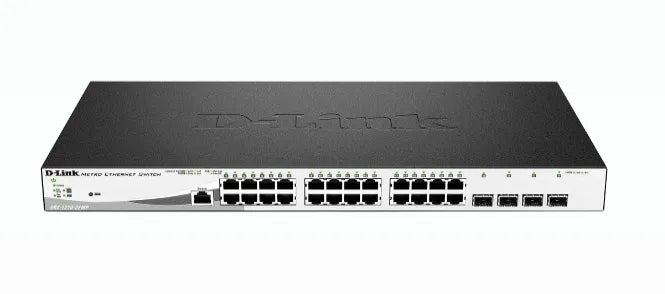 DGS-1210-28MP - D-Link 24-PORT GIGABIT SMART MANAGED POE SWITCH WITH 4 GIGABIT RJ45/SFP COMBO PORTS, 37