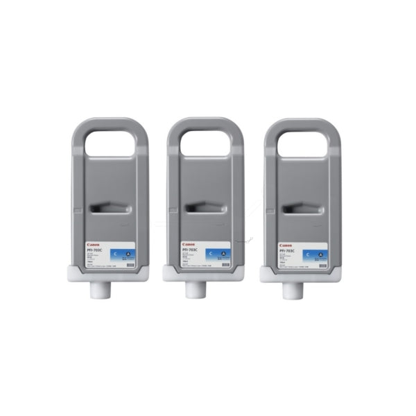 2964B003 - Canon 3PK PFI-703C INK TANK DYE CYAN 700ML