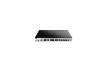 D-Link DGS-3630-28PC/SI network switch Managed L3 Gigabit Ethernet (10/100/1000) Power over Ethernet (PoE) Black, Gray