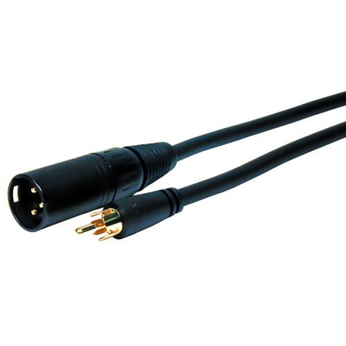 XLRP-PP-3ST - Comprehensive 3FT XLR TO RCA MALE CABL