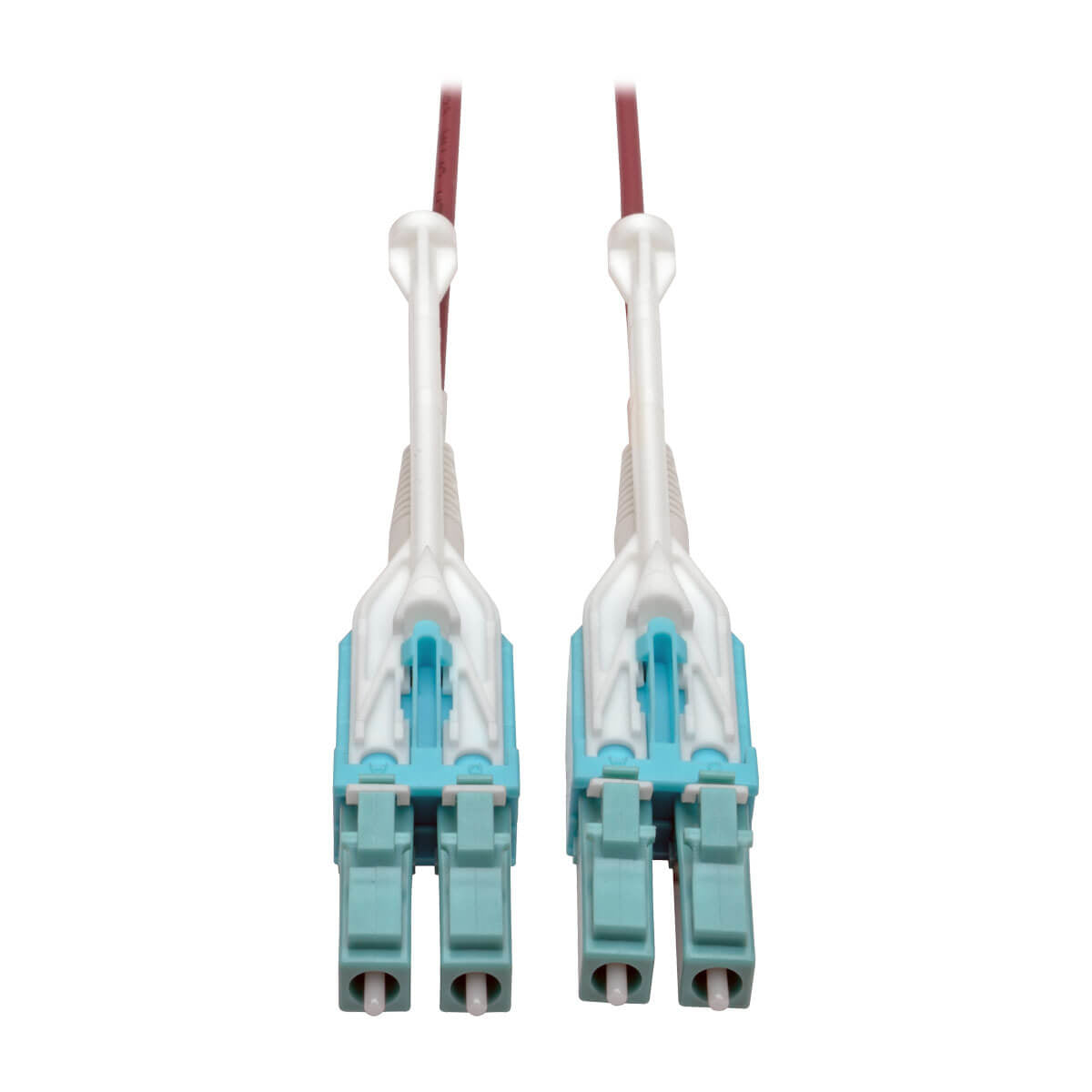 Tripp Lite N821-02M-MG-T fiber optic cable 78.7" (2 m) 2x LC OM4 Magenta, Turquoise, White