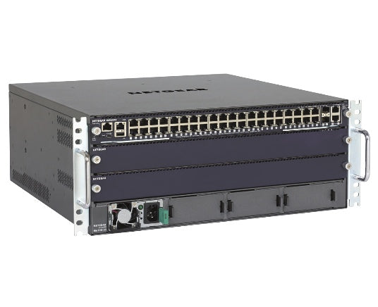 NETGEAR M6100-44G3-POE+ Managed L2/L3/L4 Gigabit Ethernet (10/100/1000) Power over Ethernet (PoE) 4U Black, Gray
