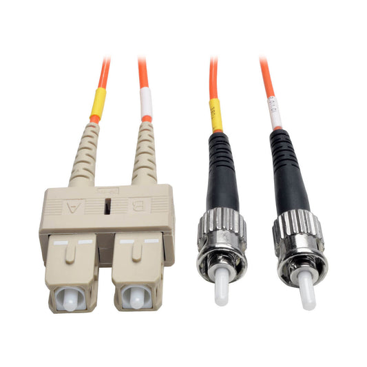 N504-02M - Tripp Lite 2M DUPLEX MULTIMODE 50/125 FIBER OPTIC PATCH CABLE SC/ST 6FT 2 METER