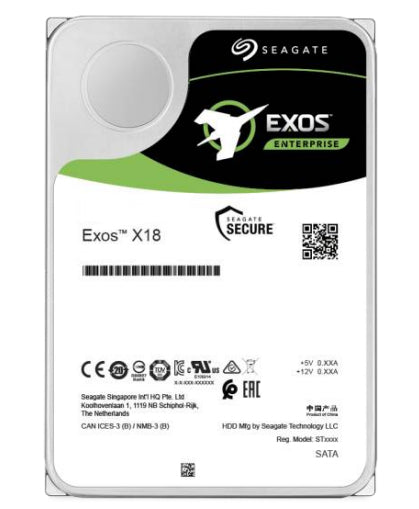 EXOS X18 10TB 3.5 7200RPM SAS 512E/4KN SED