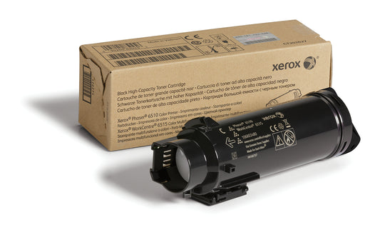 106R03480 - Xerox : BLACK HIGH CAPACITY TONER CARTRIDGE, WORKCENTRE 6515, PHASER 6510, (5,50