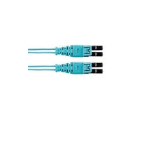 Panduit 10m, 2xLC fiber optic cable 393.7" (10 m) LC OM4 Turquoise