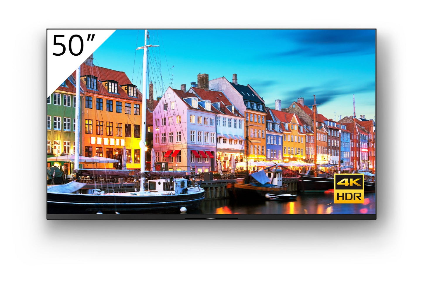 Sony FW-50BZ35J signage display Digital signage flat panel 50" VA Wi-Fi 570 cd/mÂ² 4K Ultra HD Black Built-in processor 24/7