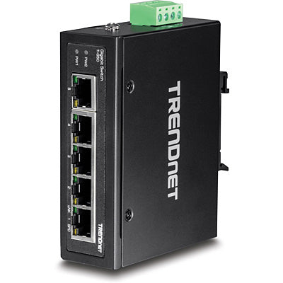 TI-G50 - Trendnet 5-PORT HARDENED INDUSTRIAL GIGABIT SWITCH,LIMITED LIFETIME WARRANTY