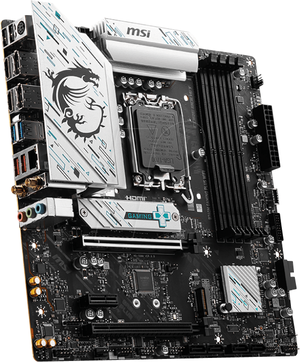 7D99-017R - MSI B760M GAMING PLUS WIFI LGA1700 DDR5 Micro-ATX WiFi 6E Gaming Motherboard
