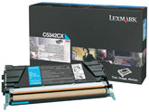 TONER CARTRIDGE - CYAN - 7000 PAGES - FOR LEXMARK C534N, C534DN, C534DTN