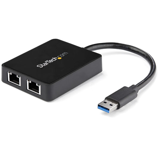 ADD TWO GIGABIT ETHERNET PORTS AND A USB 3.0 PASS-THROUGH PORT TO YOUR LAPTOP TH