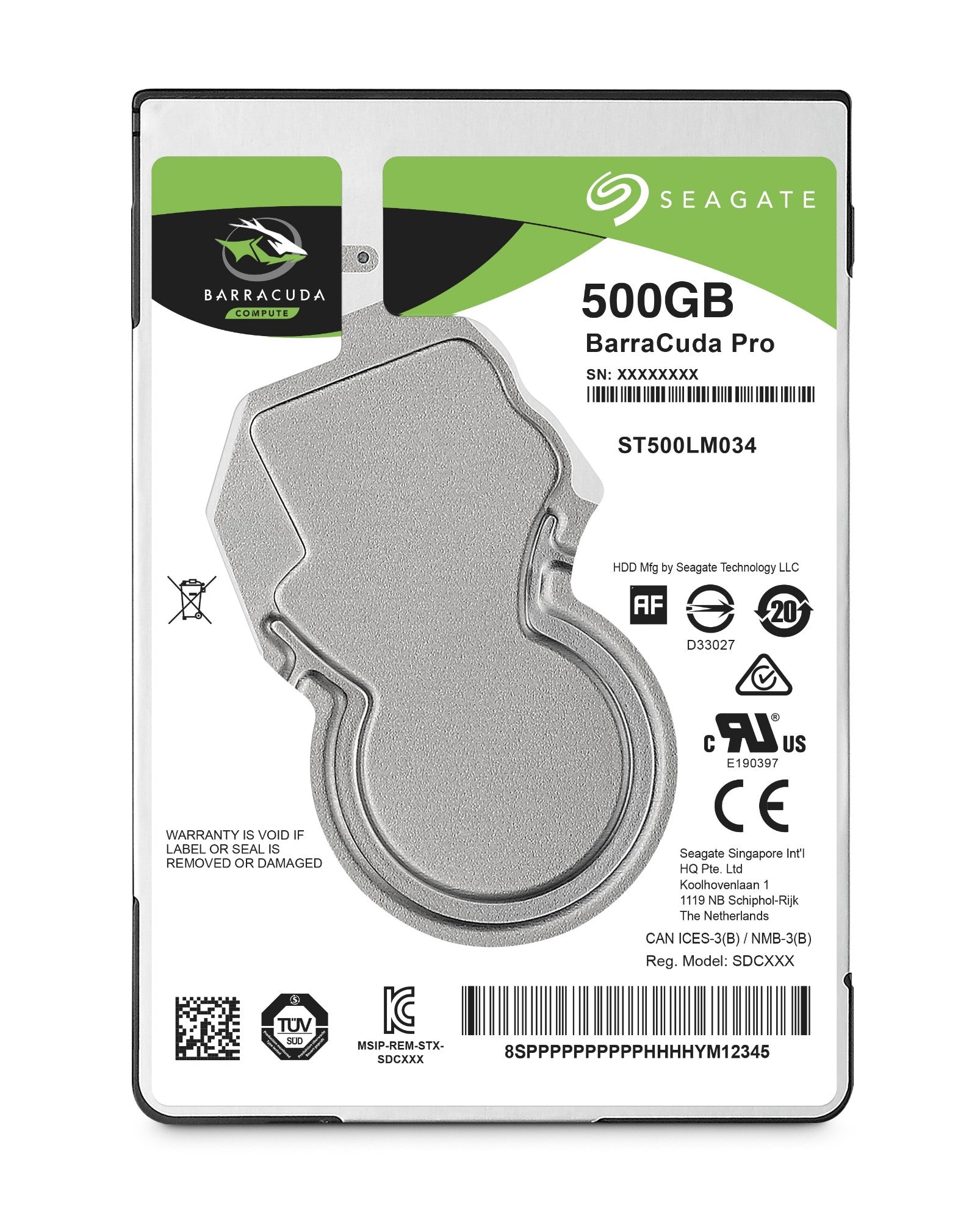 Seagate Barracuda Pro 2.5" 500 GB Serial ATA III