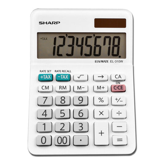 EL-310WB - Sharp Mini Desktop Calculator 8-Digit LCD